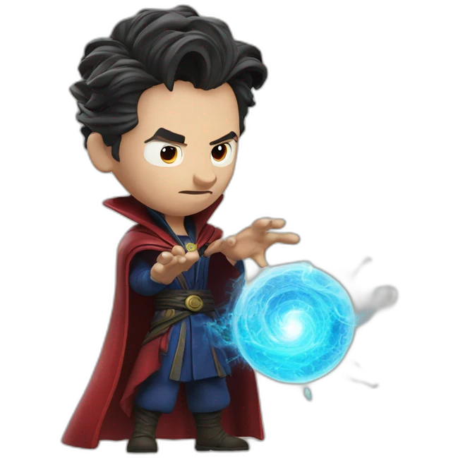 Doctor Strange casting a spell réalistic  emoji