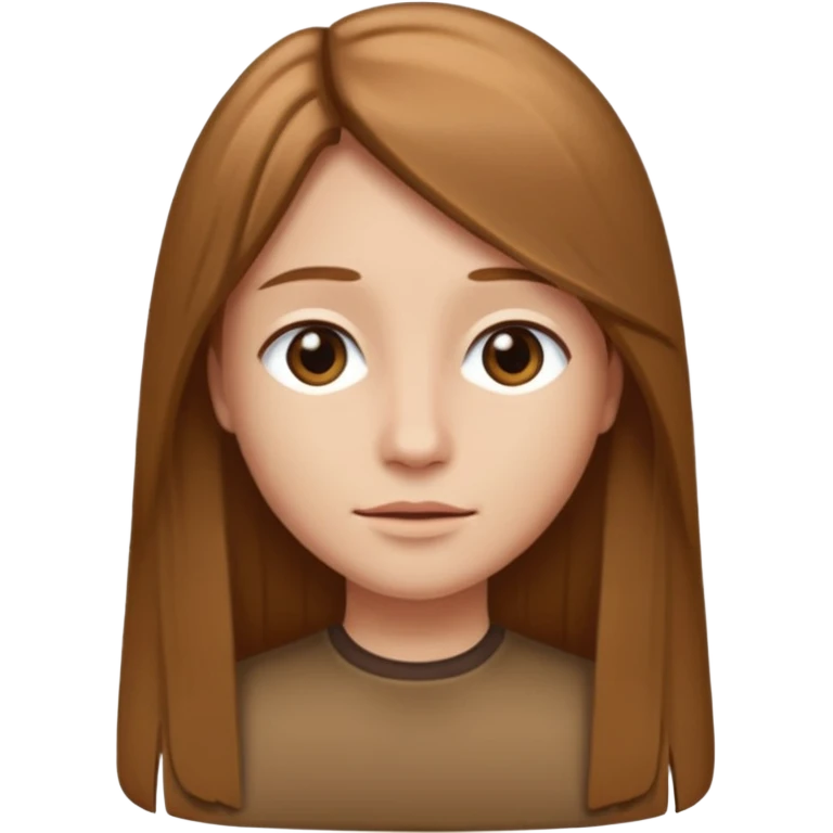 I capelli devono essere lunghi lisci castano chiaro  emoji