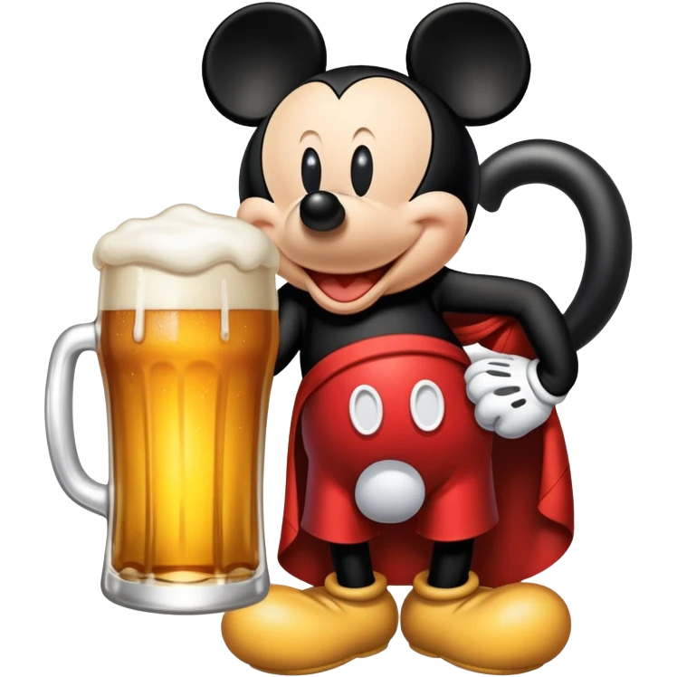 a 40oz mickey beer emoji