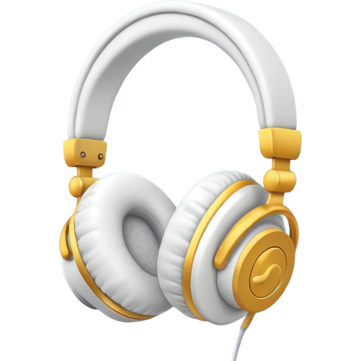 fluffy headphone emoji