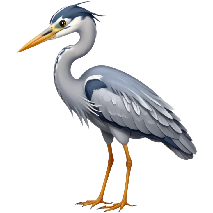 Grey Heron emoji
