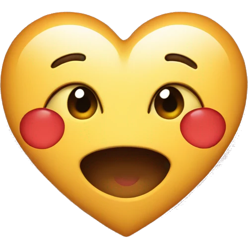 Heart with j+n inside  emoji