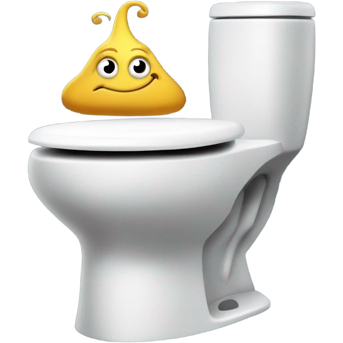 Slug pooping on toilet  emoji