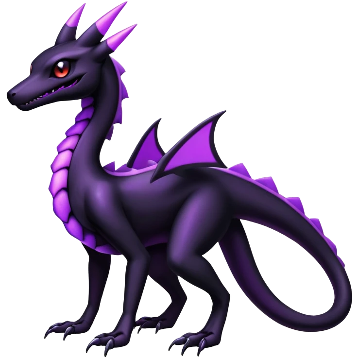 Shiny gothic Salazzle-Salandit-Umbreon-Fakémon-hybrid-creature (full body) 4 legs emoji