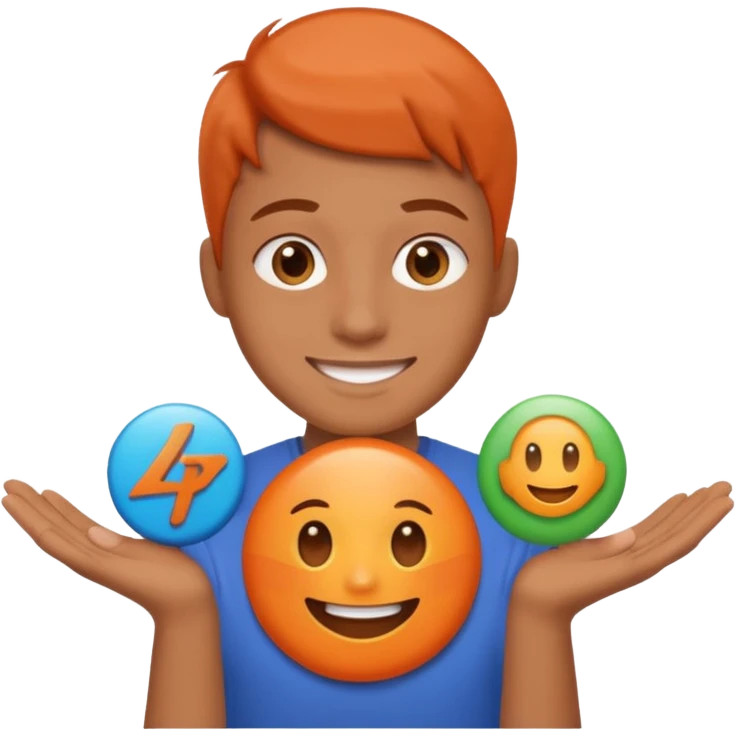 smiling bun who holds a Zapier logo emoji