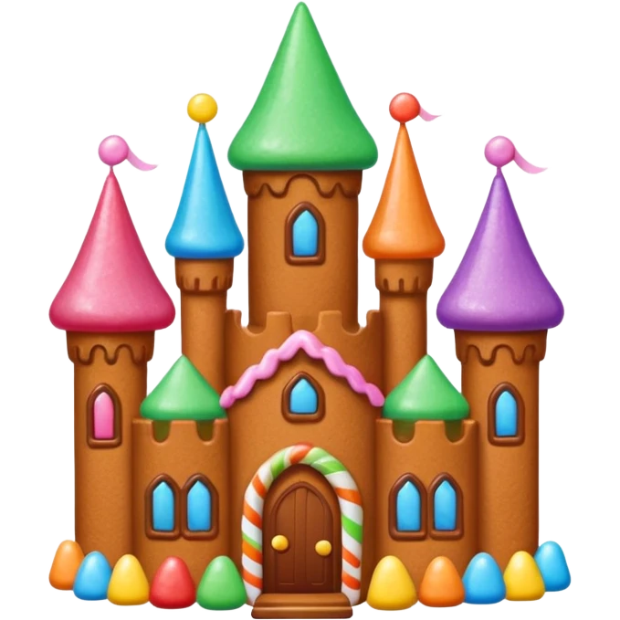 candy castle emoji