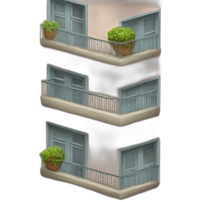 balcony apartment emoji