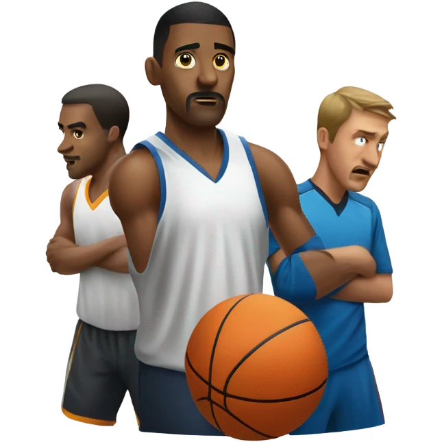 Cheating at basketball emoji