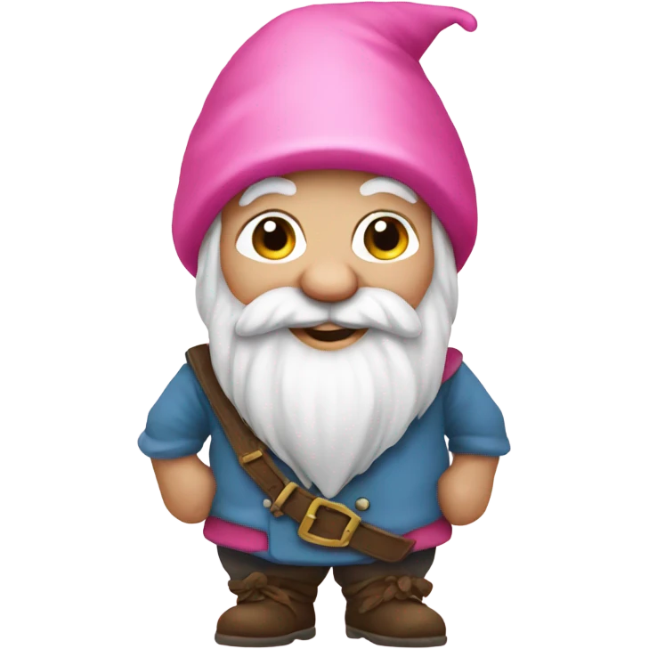 Pink gnome emoji