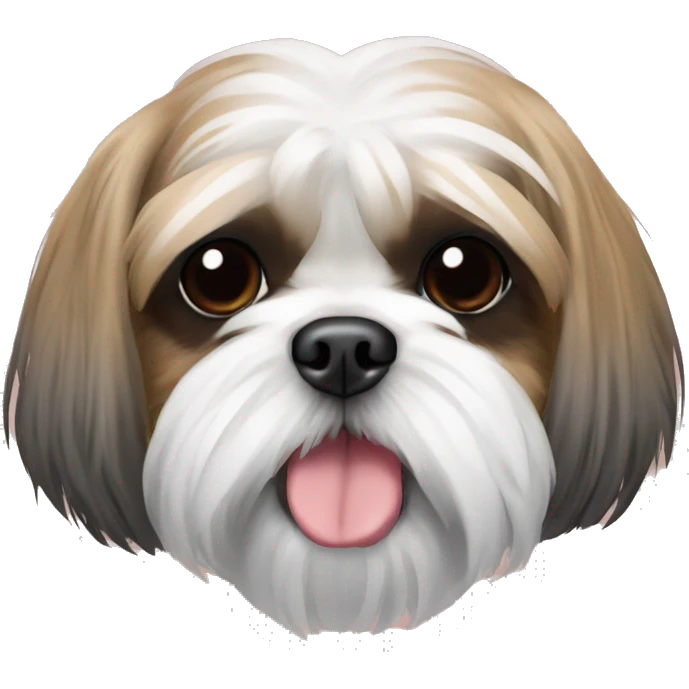 Shih tzu with name Ruby emoji