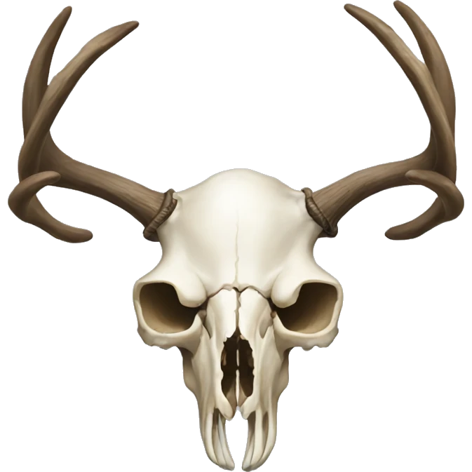Deer skull emoji