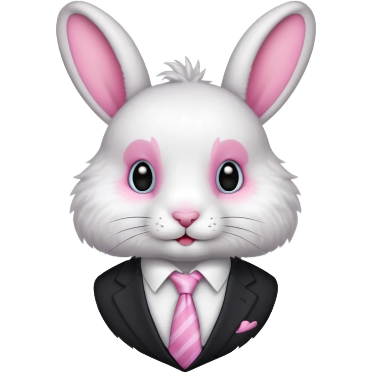 RABBIT WITH TIE emoji