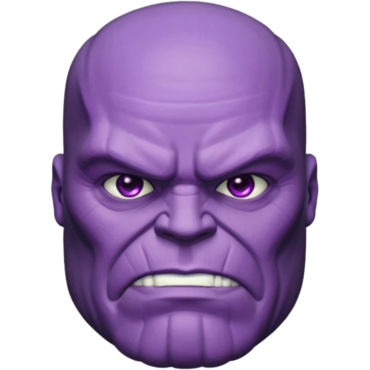 THanos imaginary face character face only front face  emoji