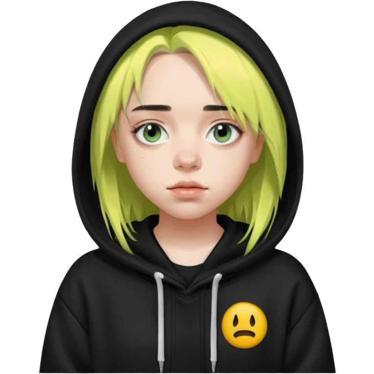 billie eilish wear hoddie emoji