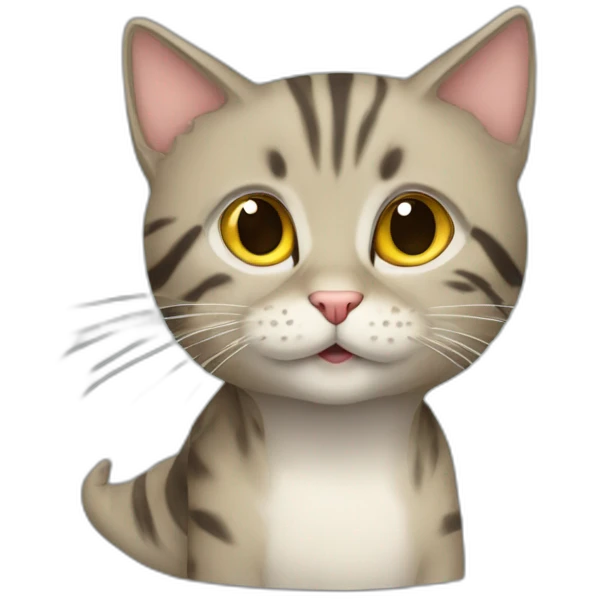 Dinozor kedi emoji