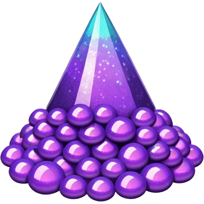 glitter purple and cian lixeira emoji