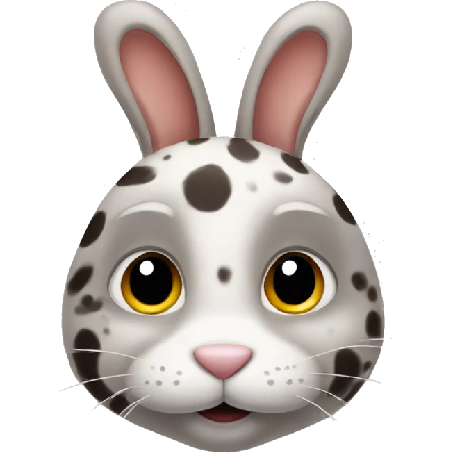 Bunny with spots  emoji