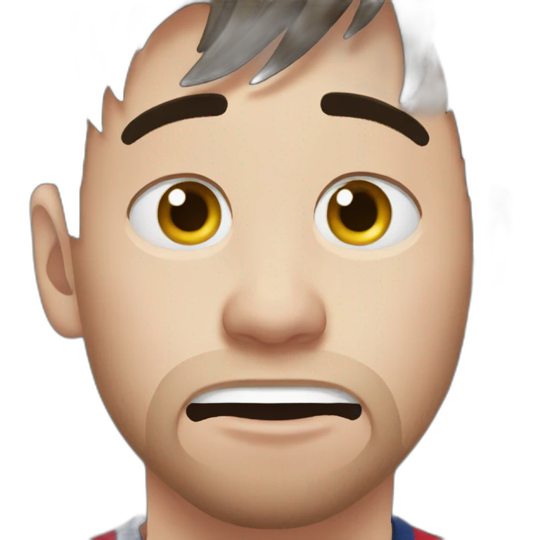 Messi crying emoji