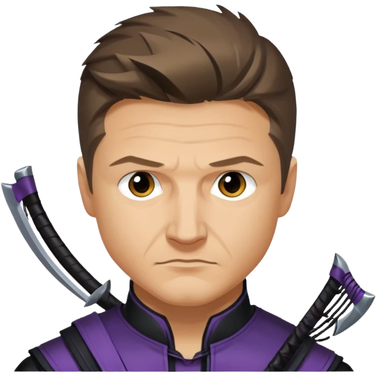 Jeremy Lee Renner Hawkeye 
 emoji