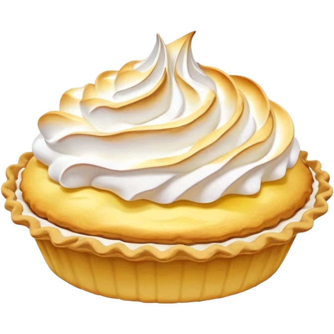 Lemon meringue pie  emoji