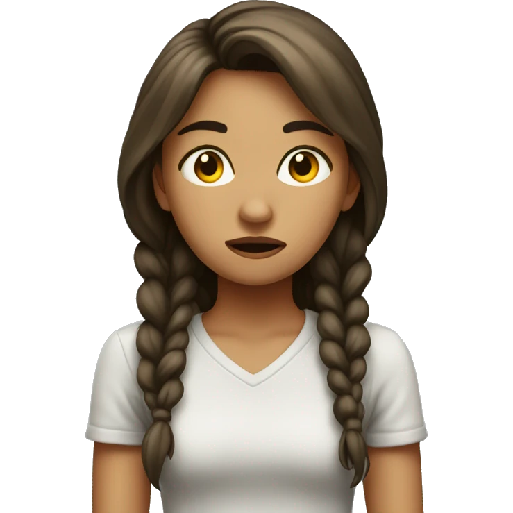 Stuck up girl emoji