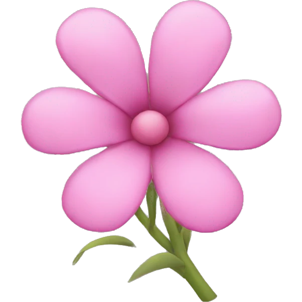 pink flowers  emoji