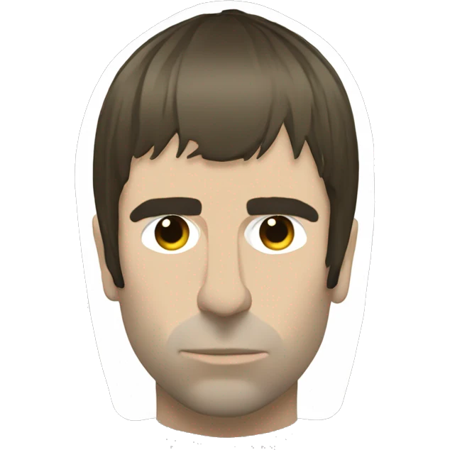 LIAM GALLAGHER FROM OASIS HEAD emoji