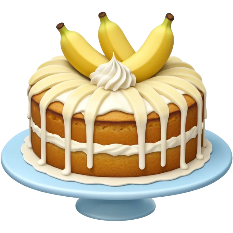 banana cake emoji