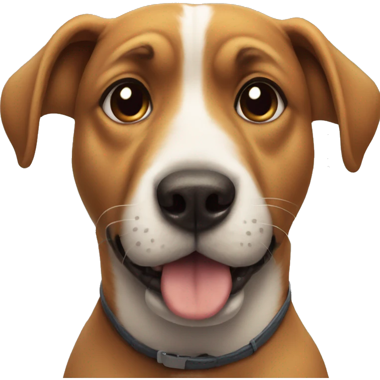 Dog saying no emoji