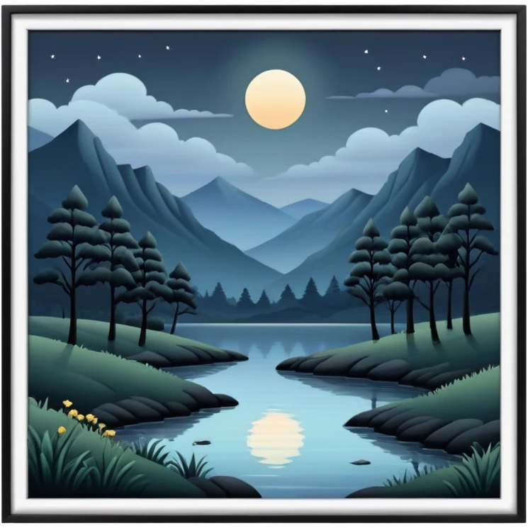 Gloomy-dusky-dull-aesthetic-scenic-scenery-Decoration emoji