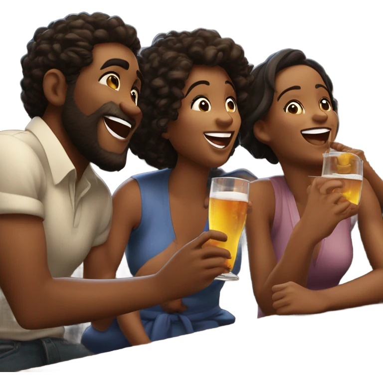 Drunk gossip emoji