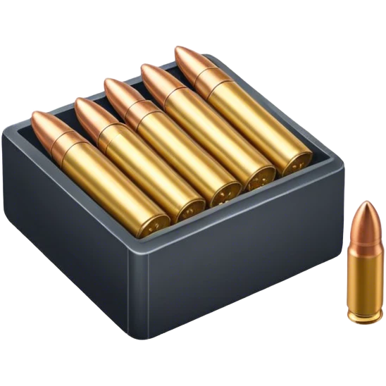 A box of bullets emoji