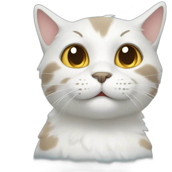 cat with water fur emoji