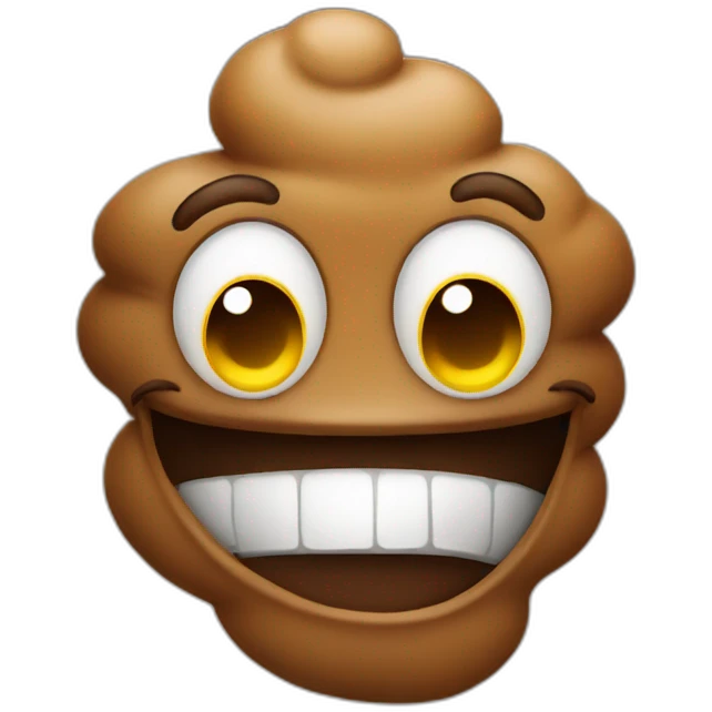 poop smiling emoji