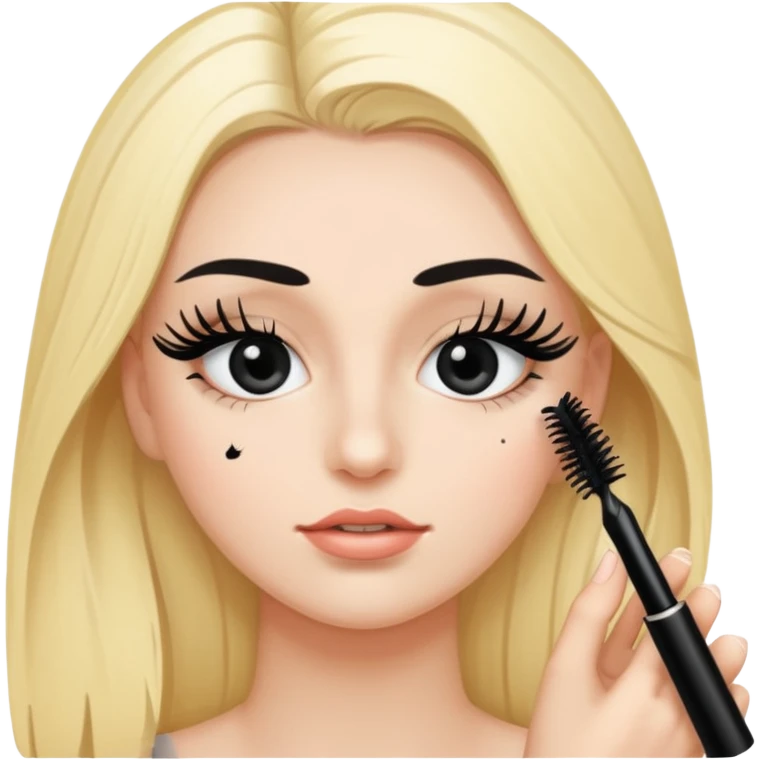 mascara apply on eyelash emoji