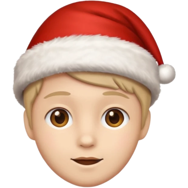 Christmas hat on a head emoji