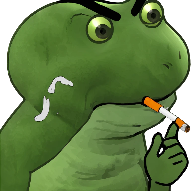 monkey on weed emoji