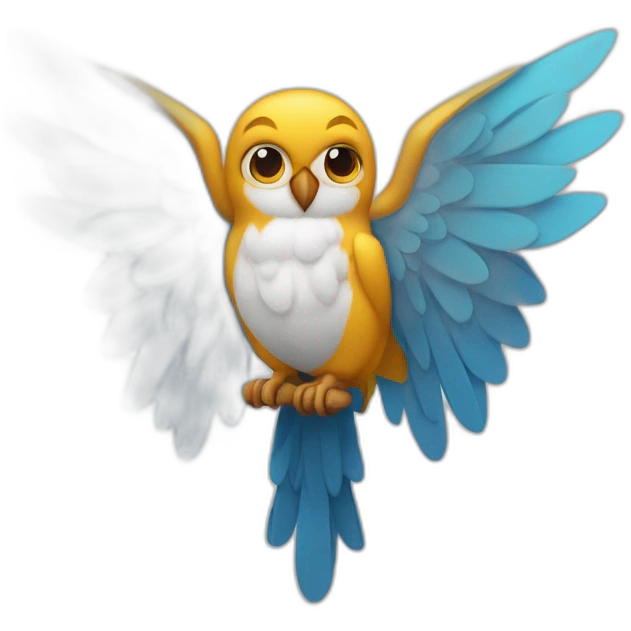Losange avec des ailes sur ses 4 cotés emoji