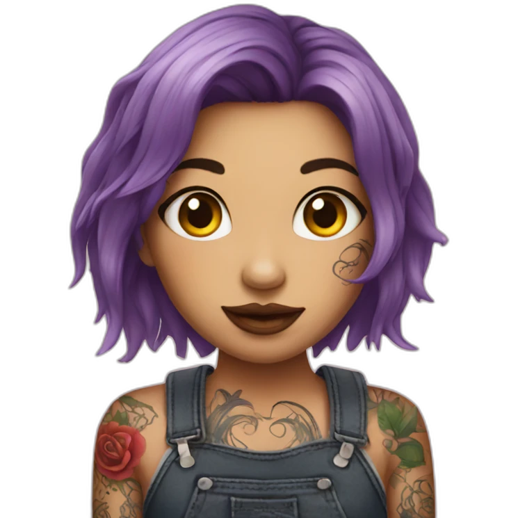 tattoo girl emoji