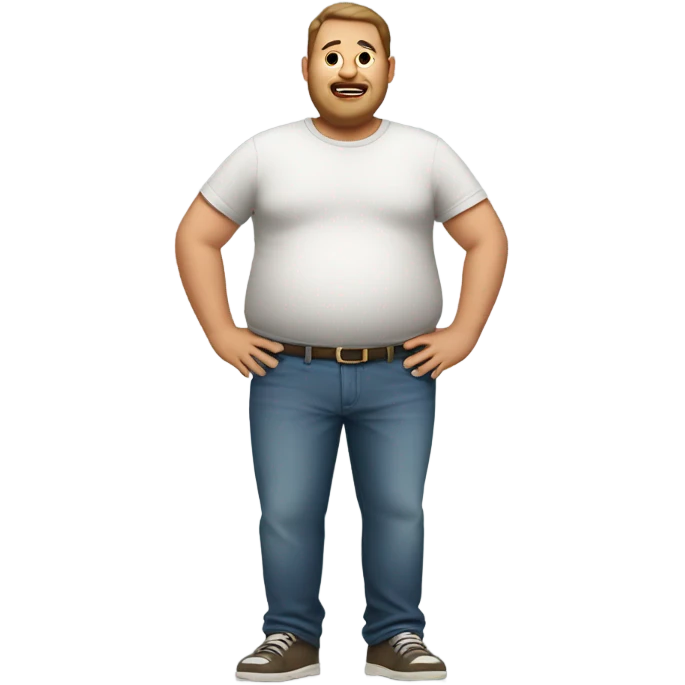 FAT man  emoji