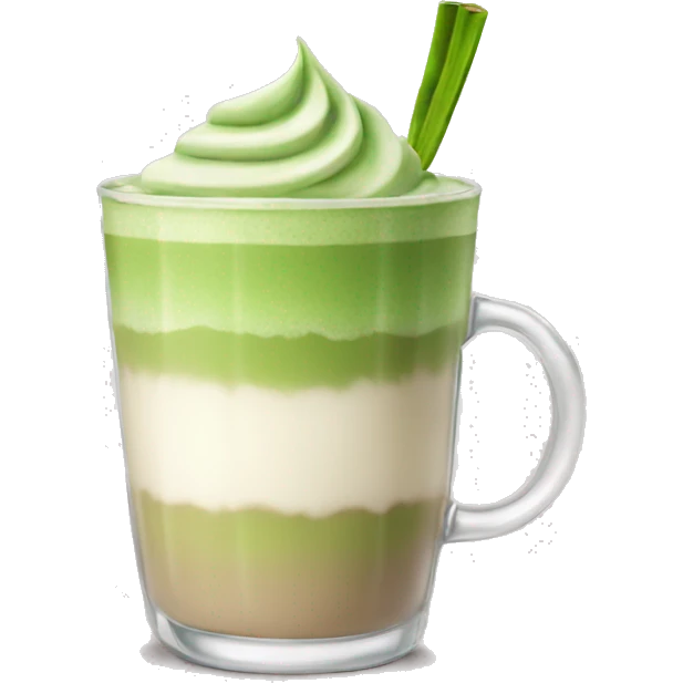 Matcha latte  emoji