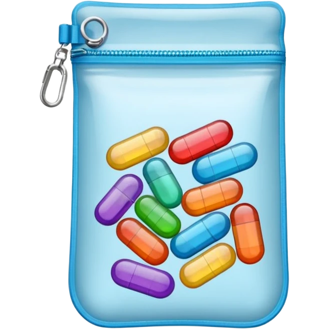 pills in a small zip bag emoji