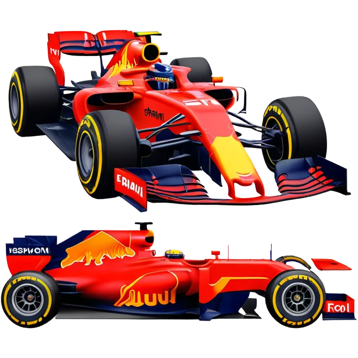 Max Verstappen F1 Car emoji