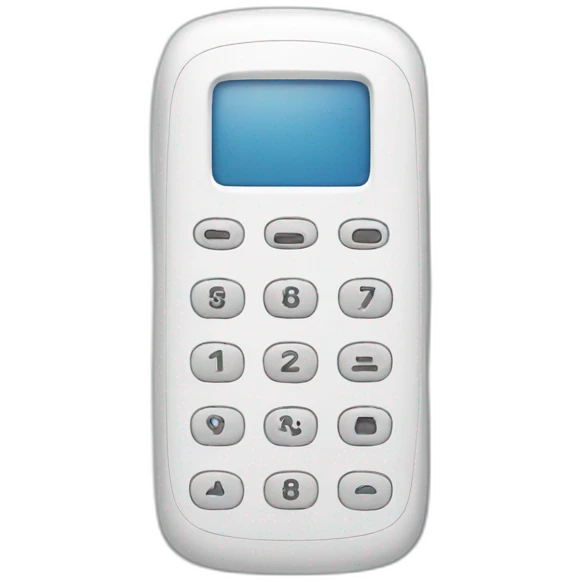 white phone emoji