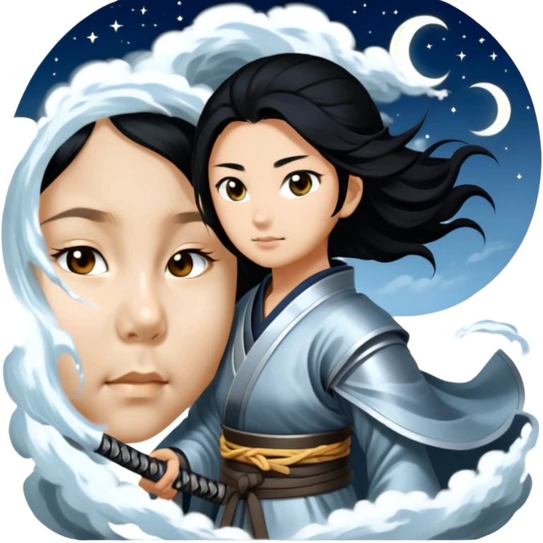 Moonlit Samurai emoji