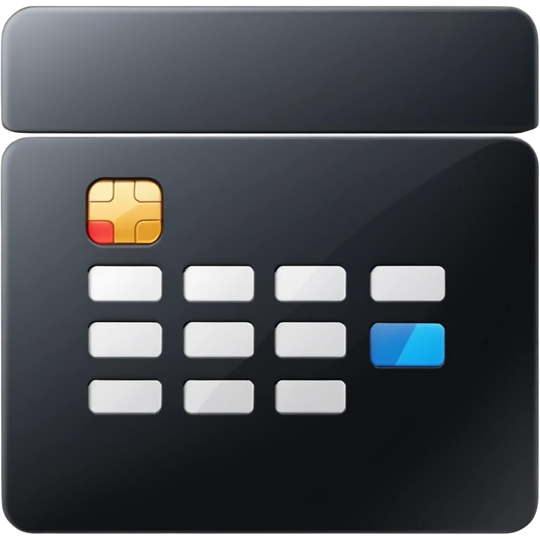 black credit card, no text emoji
