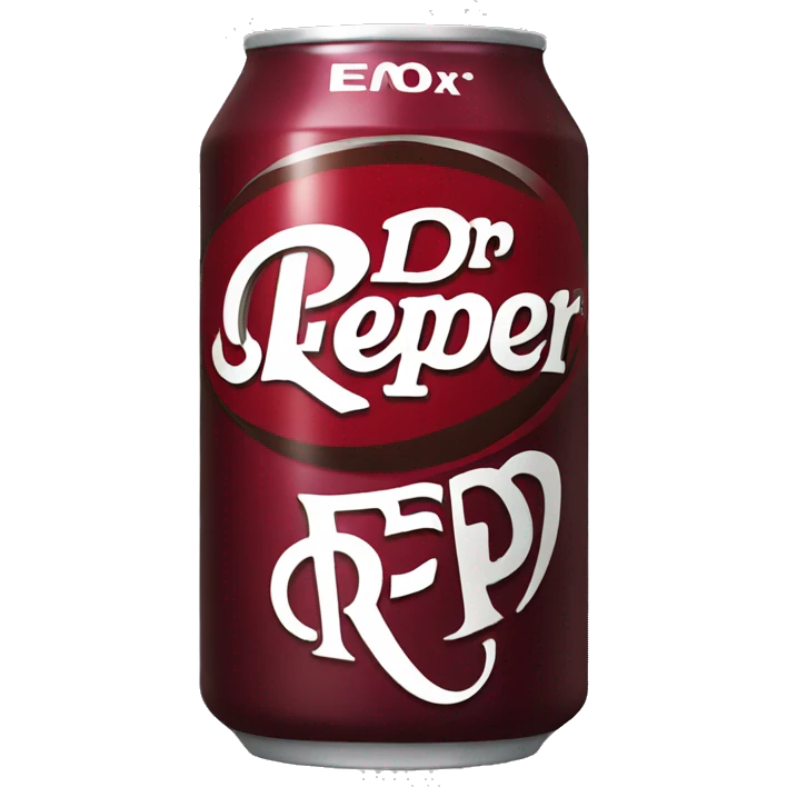 Dr Pepper can  emoji
