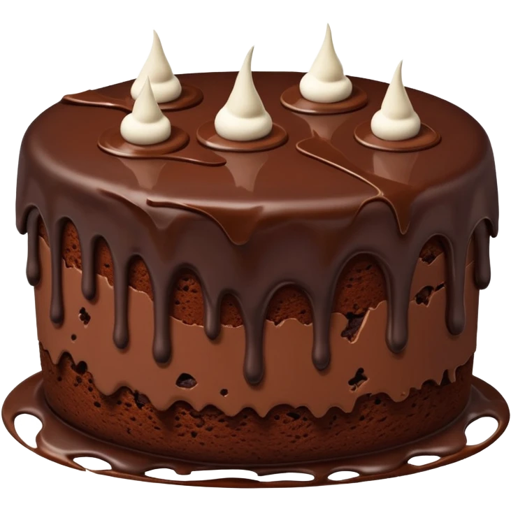 melted destroyed cake emoji