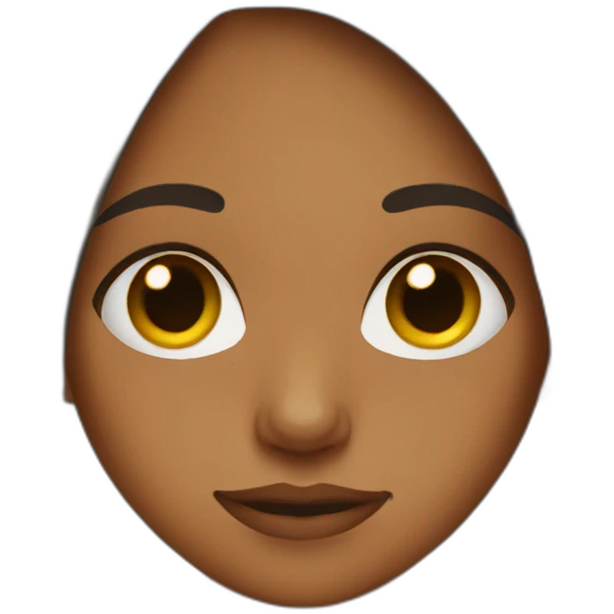 Brown girl with tears emoji