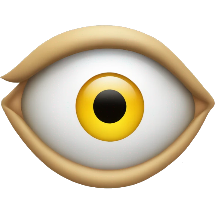 an open eye emoji